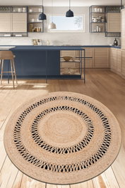 Conceptum Alfombra Jute 120 cm Multicolor